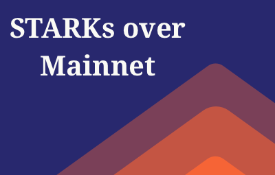 STARKs over Mainnet