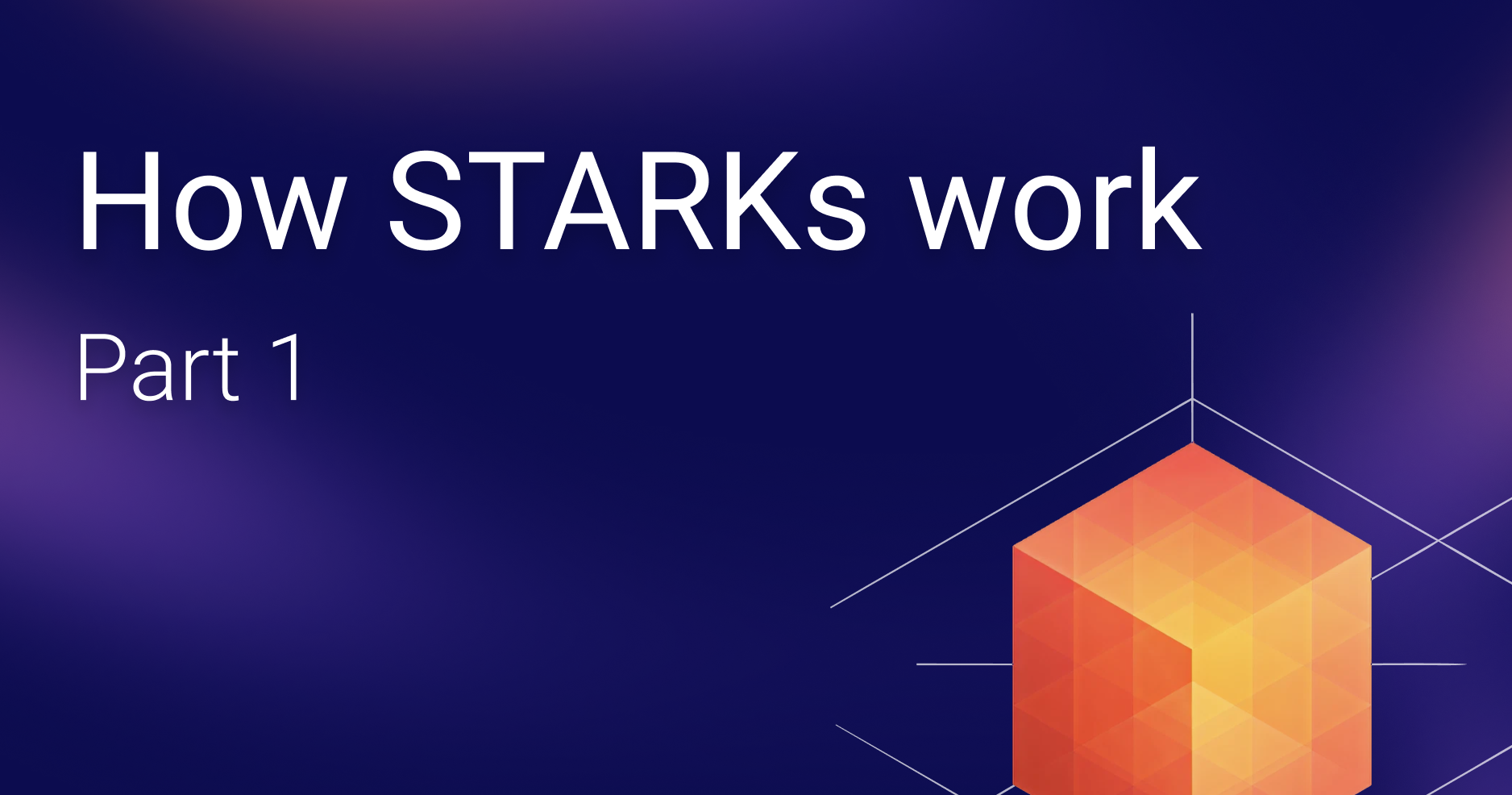 How STARKs Work: Part 1